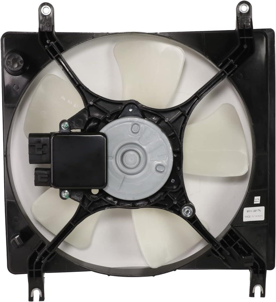 OEM-RF-0435 Factory Style Radiator Cooling Fan Assembly Compatible with 01-04 Sebring / 01-05 Stratus / 00-05 Eclipse 2.4L 3.0L Coupe MT