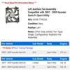 Left Auxiliary Fan Assembly - Compatible with 2007 - 2009 Hyundai Santa Fe Sport Utility 2008