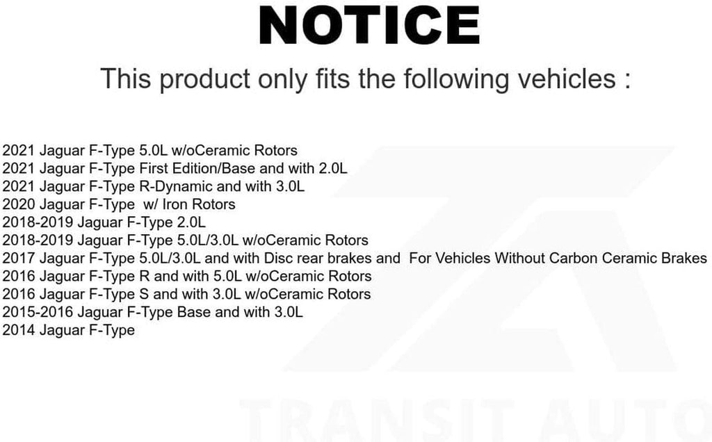 Mpulse Disc Brake Pads Wear Sensor SEN-2BWS0055 for Jaguar F-Type