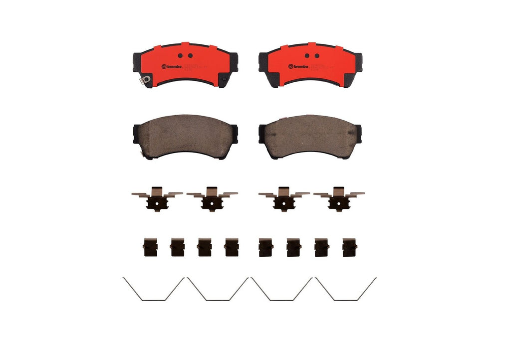 Brembo Front Disc Brake Pad Set for 6, Fusion, MKZ, Milan, Zephyr (P49039N)