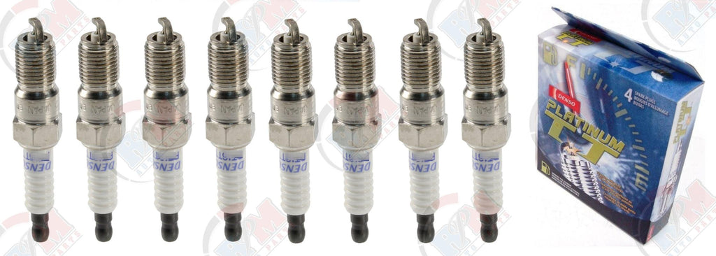 DENSO "PLATINUM" TT Spark Plug Set of 8 for 1996-2000 Chevrolet C3500HD 7.4L 8.1