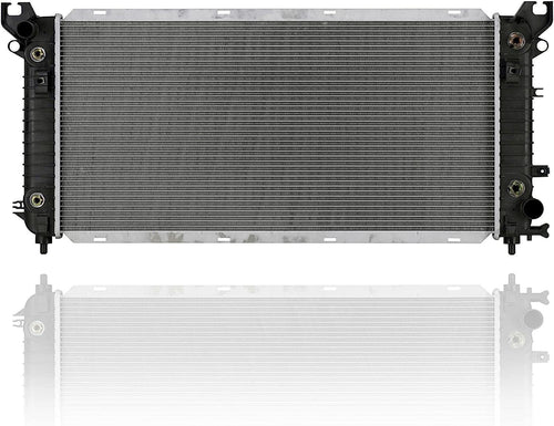 Radiator -  Compatible/Replacement for 13398 14-16 Chevrolet Silverado 1500 14-16 Sierra 1500 5.3/6.2L Automatic Transmission with Tow Package - Plastic Tank Aluminum Core, 1-Row