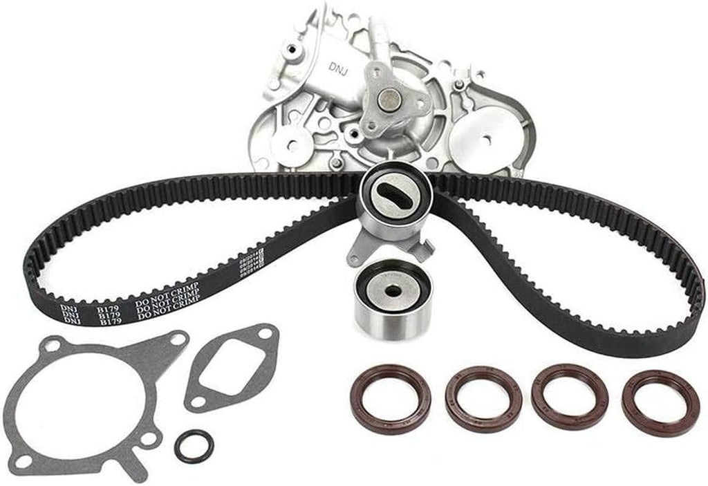 DNJ TBK490AWP Timing Belt Kit with Water Pump for 1990-1996 / Ford, Mazda, Mercury/Capri, Escort, Miata, Protege, Tracer / 1.6L, 1.8L / DOHC / 16V / 112Cid, 1597Cc, 1839Cc / VIN 6, VIN 8, VIN Z