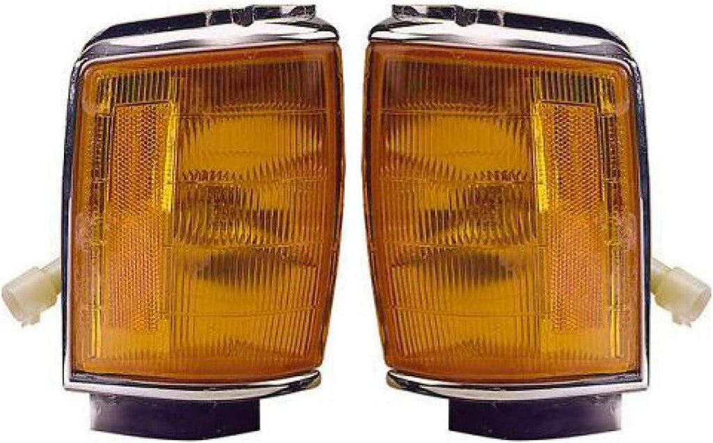 For 1984-1986 Toyota 4RUNNER Pair Park Clearance Lights Driver and Passenger Side Bright TO2520114 TO2521116 for 81620-89145 81610-89145