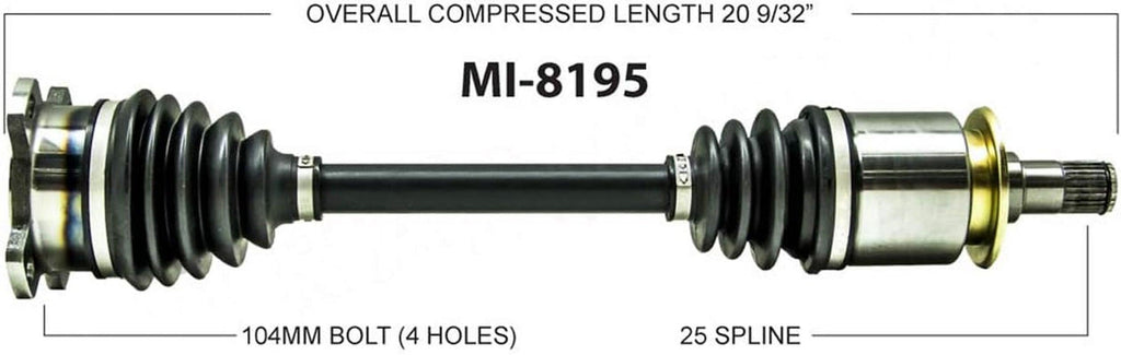 MI-8195 CV Axle