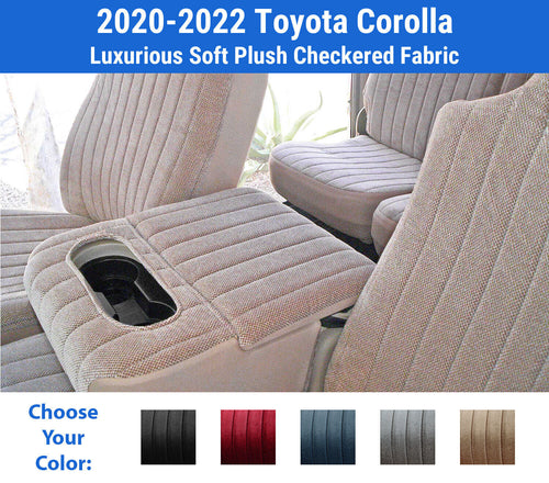 Plush Regal Seat Covers for 2020-2022 Toyota Corolla
