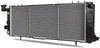 R1193-AT Plastic End-Tank Radiator Compatible with Jeep Cherokee 1991-2001 Silver