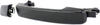 for Nissan Quest Exterior Door Handle Rear, Driver or Passenger Side Smooth Black (2004-2009) | Trim:All Submodels