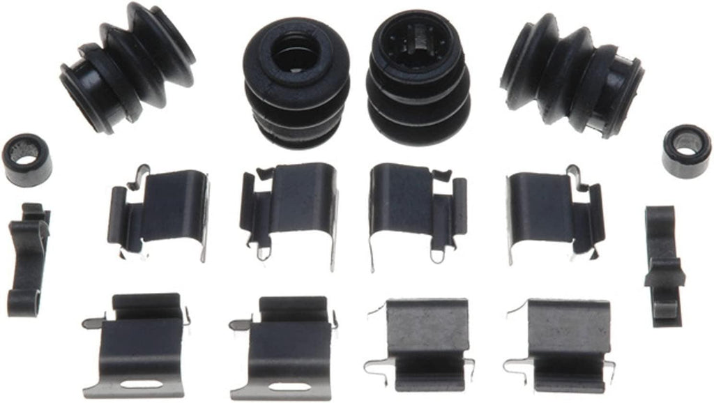 Gold 18K1667X Front Disc Brake Caliper Hardware Kit with Clips, Seals, and Bushings