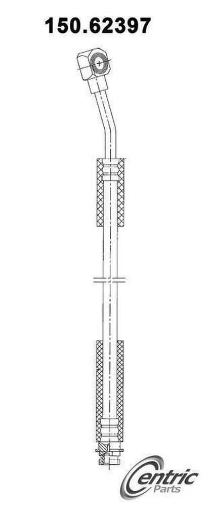 Centric Brake Hydraulic Hose for Chevrolet 150.62379