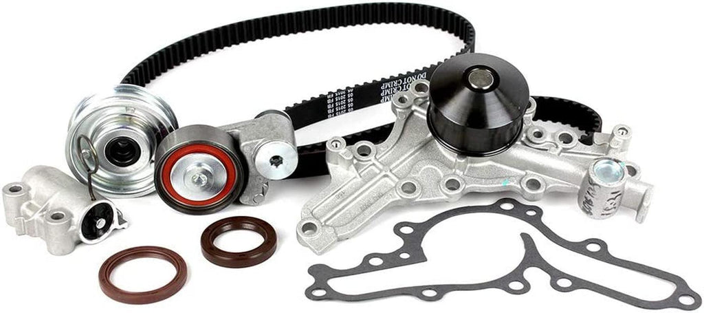 DNJ TBK166WP Timing Belt Kit with Water Pump for 2007-2015 / Mitsubishi/Outlander / 3.0L / SOHC / V6 / 24V / 182Cid / 6B31