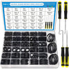 TWCC 32 Size 1440 Pcs O Rings Assortment Kits Metric Nitrile NBR Rubber Washer with Pick and Hook Set for Car Faucet Pressure Plumbing Repair,Air or Gas Sealing Connections,Od 4Mm-50Mm