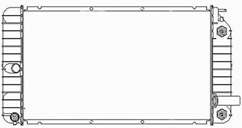 1515 Radiator Compatible with 1994-1995 Pontiac Grand Am