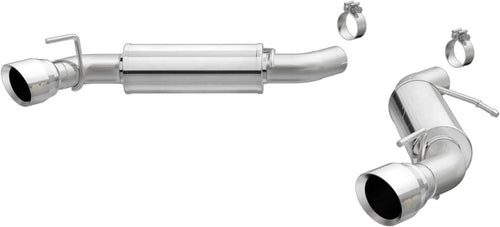 Axle-Back Performance Exhaust System 19339 - Competition Series, Stainless Steel 3In Main Piping, Dual Split Rear Exit, Polished Finish 4.5In Exhaust Tip - Camaro Performance Exhaust Kit
