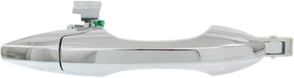 For Acura MDX Exterior Door Handle Front or Rear, Passenger Side Chrome (2007-2013) | Trim: All Submodels | AC1311107 | 72140STXA02