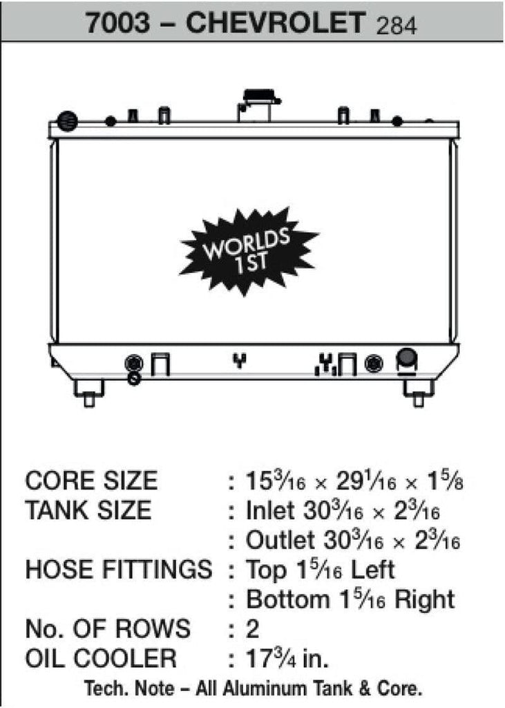 7003 High Performance Radiator