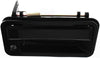 For Chevy C1500 Exterior Door Handle Front Passenger Side Smooth Black 1988-1998 | with Key Hole| Trim:All Submodels