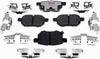 Raybestos Element3 EHT™ Replacement Rear Brake Pad Set for Select Toyota Yaris/Prius/Matrix/Corolla, Scion Im/Tc/Xb, Pontiac Vibe and Lexus Ct200H Model Years (EHT1354H)