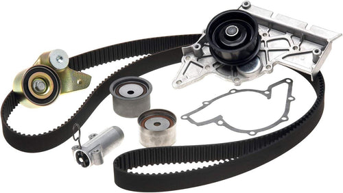 Professional TCKWP330 Timing Belt Kit with Water Pump, 2 Tensioners, and 2 Idler Pulleys