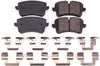 17-1547, Z17 Rear Ceramic Brake Pads with Hardware