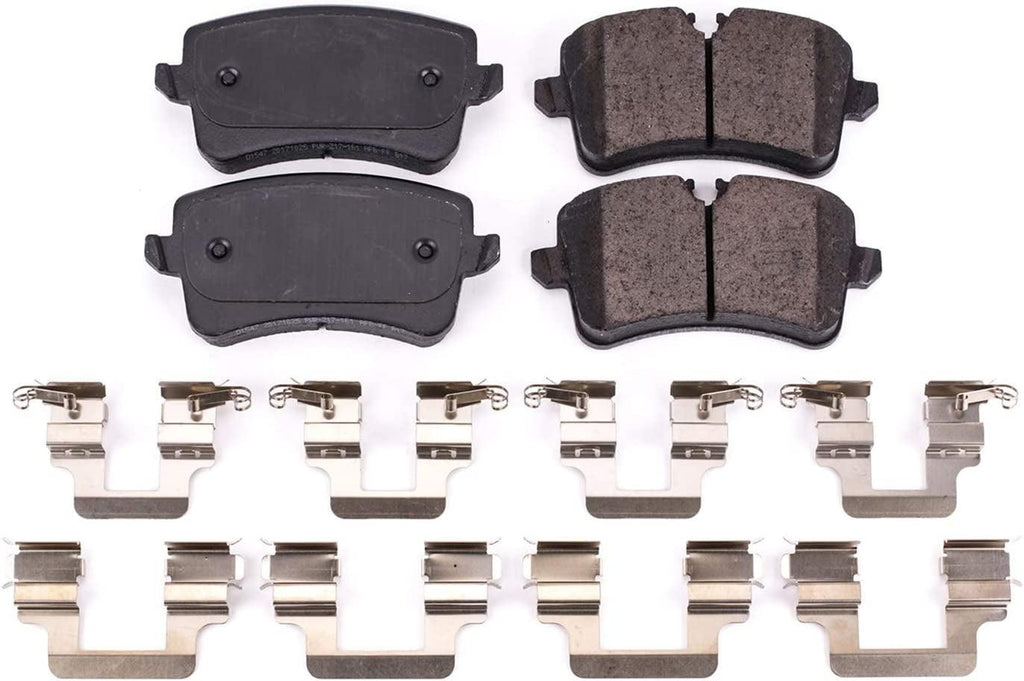 17-1547, Z17 Rear Ceramic Brake Pads with Hardware