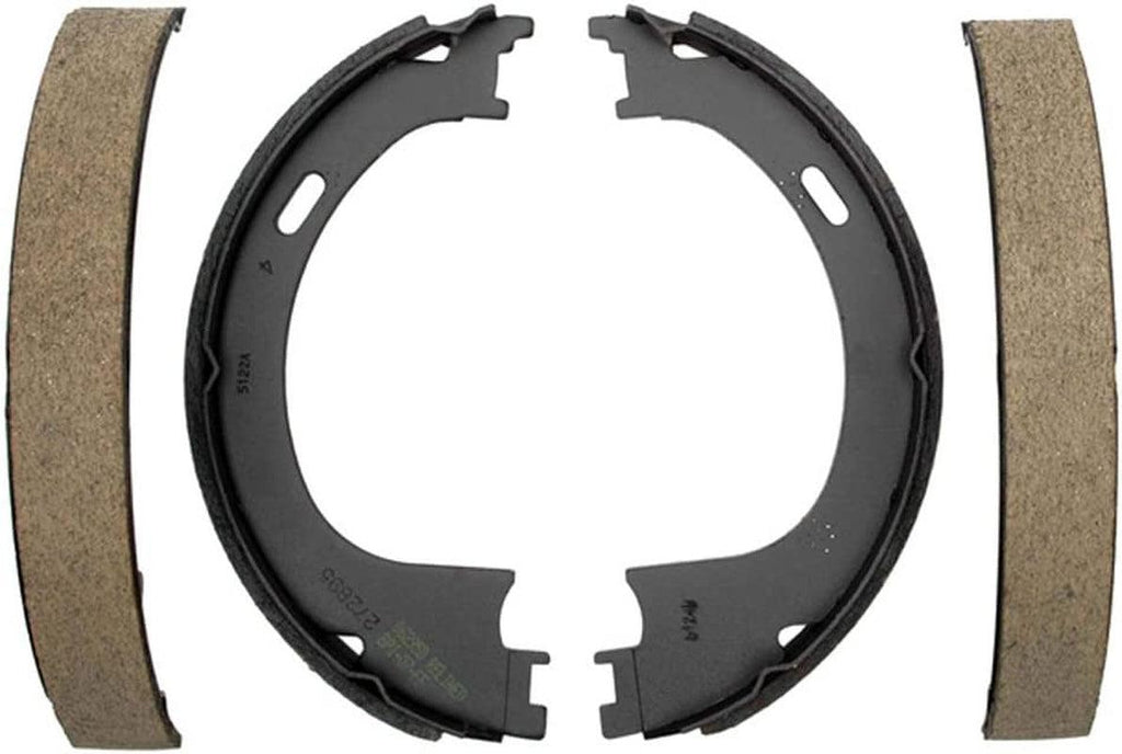 Element3 Replacement Drum-In-Hat Rear Parking Brake Shoes Set - for Select Year Ford and Lincoln Models (752PG)