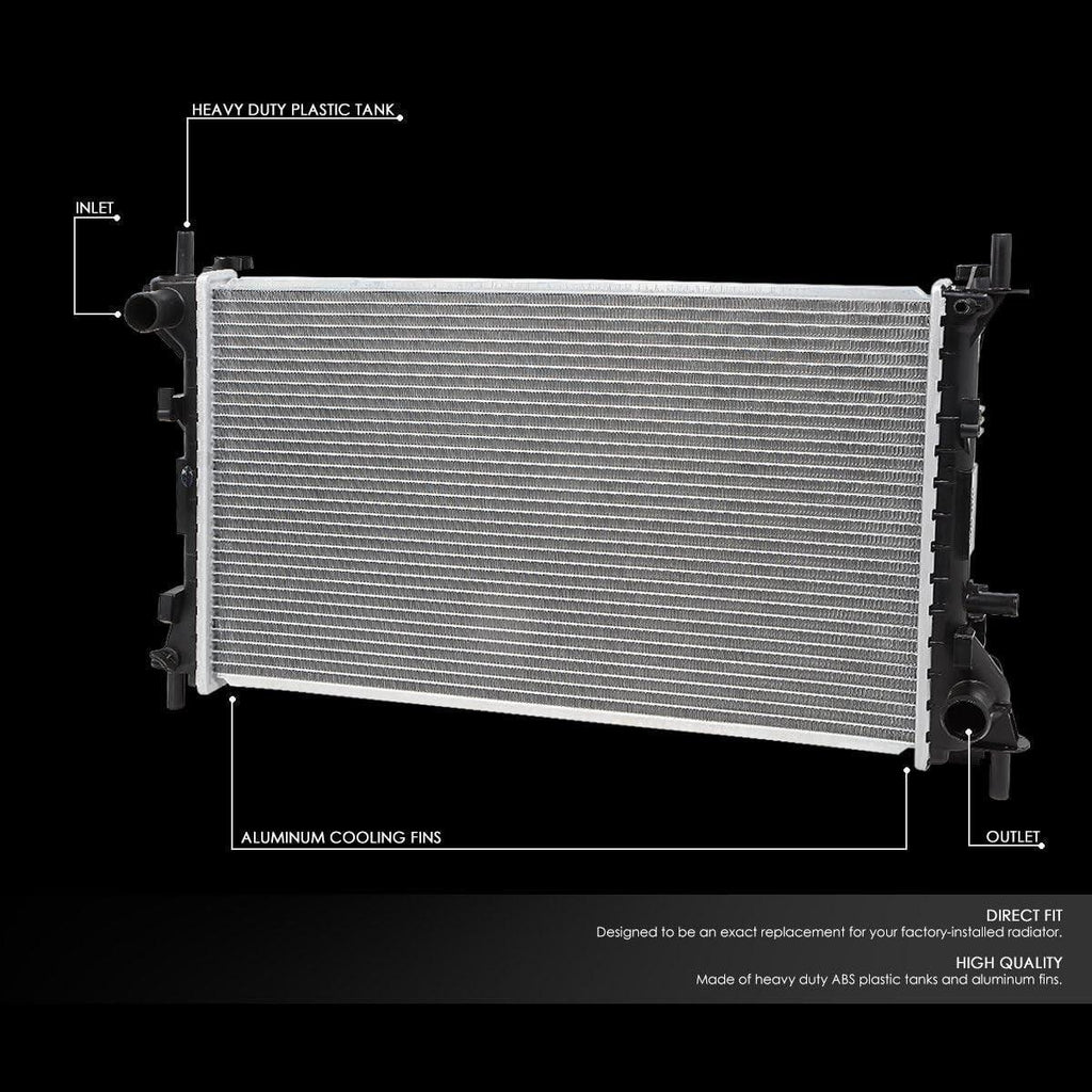 OEM-RA-2296 OE Style Direct Fit Aluminum Radiator Compatible with 00-07 Focus AT&MT, 23-5/8" W X 14-3/16" H X 1" D, 1-5/16" Inlet, 1-5/16" Outlet