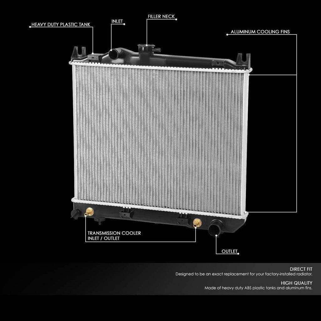OEM-RA-981 OE Style Aluminum Cooling 22.5" Core Radiator Compatible with 1992-1999 Dakota AT/MT