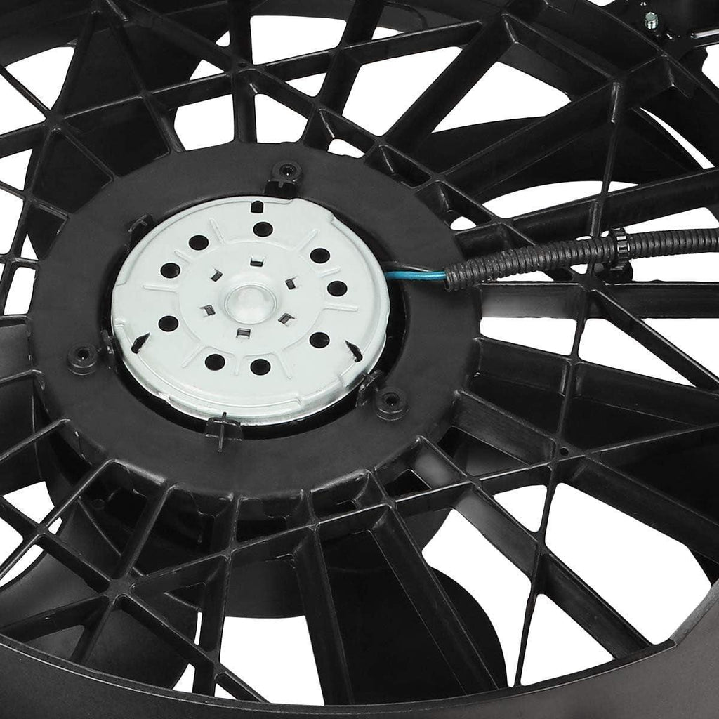 OEM-RF-0121 Factory Style Radiator Cooling Fan Assembly Cooling Efficiency Improved Direct Replacement [Compatible with 2001-2011 Ranger]