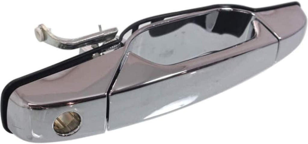 for Chevy Silverado 1500 Exterior Door Handle Front Passenger Side Chrome 2007-2013 | with Key Hole| Trim:All Submodels
