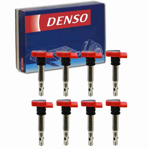 8 Pc DENSO Direct Ignition Coils Compatible with Audi Q7 4.2L V8 2007-2010