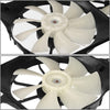 OEM-RF-1082 Factory Style Dual Radiator Cooling Fan Assembly Compatible with 02-03 ES300 / 04-08 Solara V6