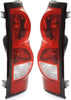 For Chevy Silverado 1500/2500 Series/3500 Single R/Wheel Tail Light 2004-2006 Driver and Passenger Side Pair Fleetside Dark Trim CAPA Certified | GM2800174 | GM2801174 | 15844157 | 15844156