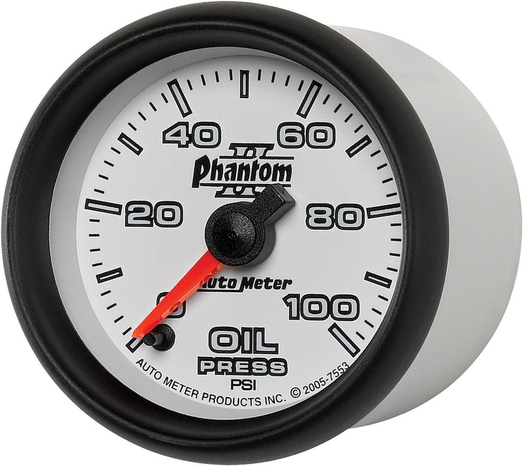 7553 Phantom II Electric Oil Pressure Gauge