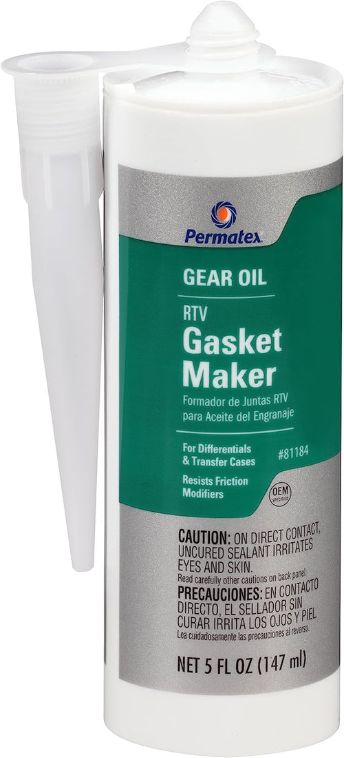 Permatex 81184-6PK Gear Oil RTV Gasket Maker, 5 Oz. (Pack of 6)