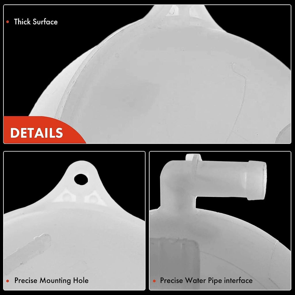 A-Premium Engine Coolant Overflow Recovery Reservoir Tank Compatible with VW Cabrio 1995-2002, Corrado 1990-1992, Golf 1989-1999, Jetta 1989-1998, Passat 1990-1997, Replace # 1H0121407A
