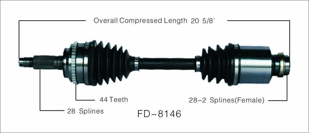 FD-8146 CV Axle Shaft