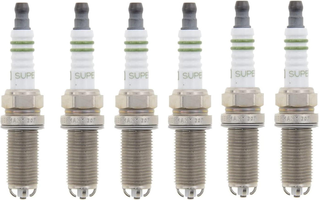 Premium Nickel Set of 6 Spark Plugs 1Mm Gap for Porsche 911 Boxster Cayman Panamera 2.7L 2.9L 3.4L 3.6L 3.8L H6 V6 DOHC Naturally Aspirated GAS 970 981 987 991 997