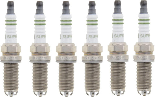 Premium Nickel Set of 6 Spark Plugs 1Mm Gap for Porsche 911 Boxster Cayman Panamera 2.7L 2.9L 3.4L 3.6L 3.8L H6 V6 DOHC Naturally Aspirated GAS 970 981 987 991 997