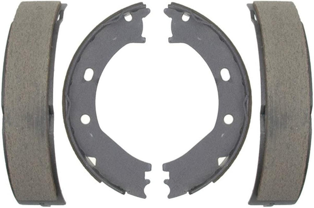 852PG Professional Grade Drum-In-Hat Parking Brake Shoe Set , Grey, Silver