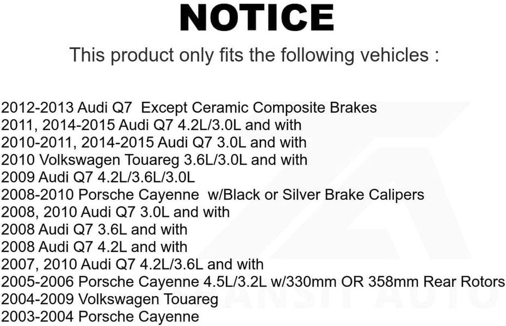 Mpulse Rear Disc Brake Pads Wear Sensor SEN-2BWS0158 for Audi Q7 Porsche Cayenne Volkswagen Touareg
