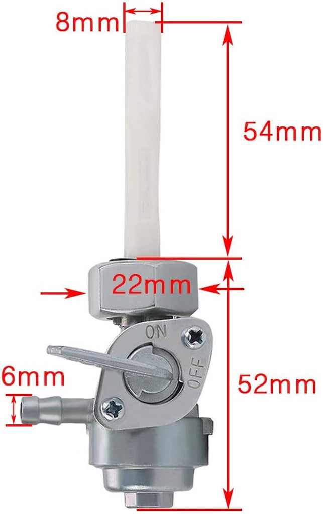 Generator Petcock Fuel Shut off Valve for Predator Generator Fuel Valve Alton Etq Homelite Husky Powermax Powermax Gas Fuel Tank Switch 5.5-16HP 168F 170F 173F 177F 182F 188F 190F(16Mm X 1.5Mm)