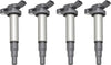 Replacement Ignition Coil Pack Set of 4 - Compatible with Toyota, Lexus, Scion - 1.8L L4 Corolla, Matrix, Prius, V, Plug-In, Vibe, Xd, Ct200H - Replaces 90919-02252, 90919-02258, UF596, UF619, C1714