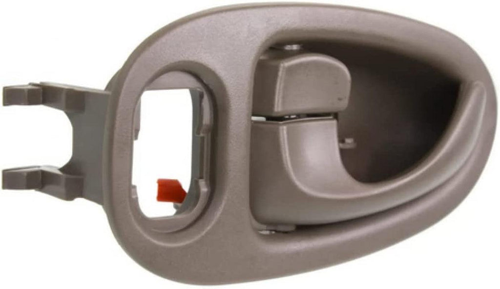 for Saturn Vue Interior Door Handle Front, Driver Side Beige (2002-2005) | with Door Lock Button| Trim: Base/Red Line
