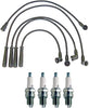 Denso Wire Set 7Mm & 4 U-Groove Spark Plugs 0.032 Kit for Toyota 2.2 2.4 L4 GAS