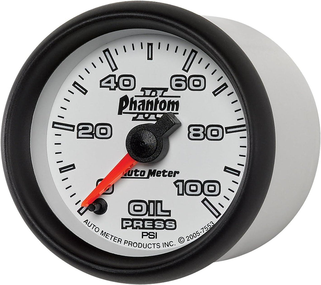 7553 Phantom II Electric Oil Pressure Gauge