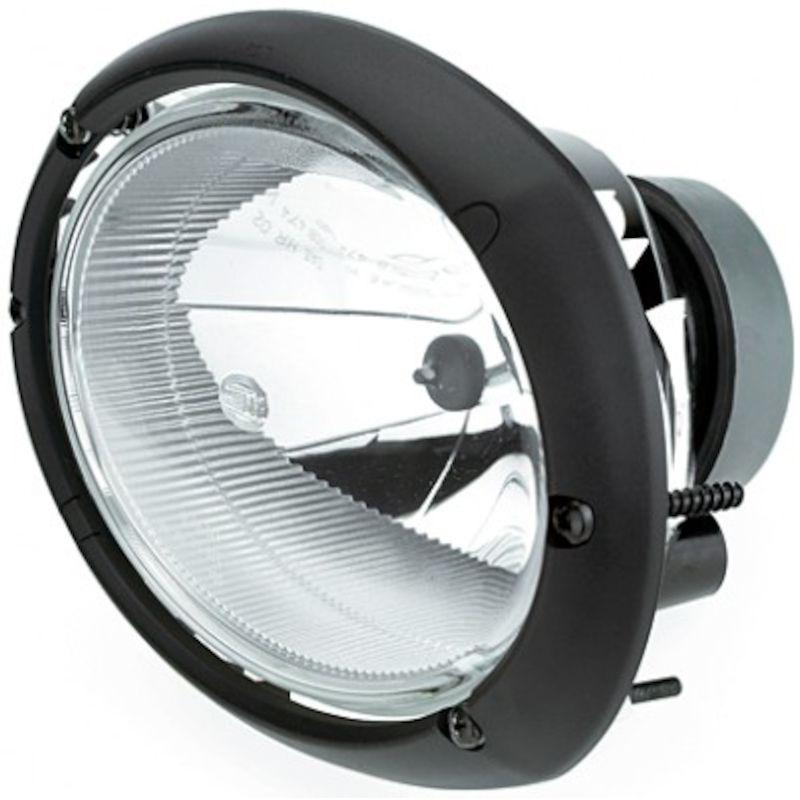 Oval 120 H4 Single High/Low Beam Headlamp with Bezel - greatparts