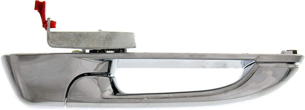 Front Exterior Door Handle Set of 2 Compatible with 2009-2010 Dodge Ram 1500 and 2010 Ram 2500 Chrome Driver and Passenger Side