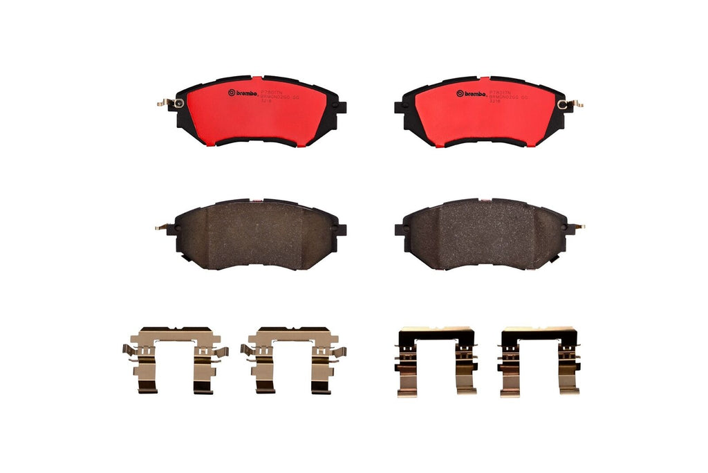 Brembo Front Disc Brake Pad Set for Subaru (P78017N)