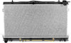 OEM-RA-1897 1-Row OE Style Aluminum Core Radiator DPI 1897 Compatible with 96-00 Elantra / 97-01 Tiburon AT/MT, 26-5/16" W X 14-3/4" H X 5/8" D, 1-1/4" Inlet, 1-1/4" Outlet